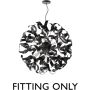 Dar Lighting Swash SWA1222-SP Въже или верига за закачане 12x25w/g9