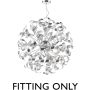 Dar Lighting Swash SWA1250-SP Въже или верига за закачане 12x25w/g9