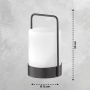 Fischer&Honsel Casoli 850207 Масичка лампа 2x0.5W/LED RGBW 8lm IP44