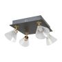 Italux Orella WL-34393-4S-BK-HBR Спот 4x16W/LED 3000K 788lm IP20