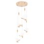 King Home BUTTERFLY DISC XCP8737-5 Висяща лампа 5x11W/LED 3000K 4400LM IP20