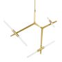 King Home CANDELABR XCP8053-6.GOLD Висяща лампа 4x3,5W/G9 IP20