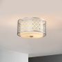 Elstead Lighting Ziggy ZIGGY-F-M-LS Таванен светилник 2x60 W/E27