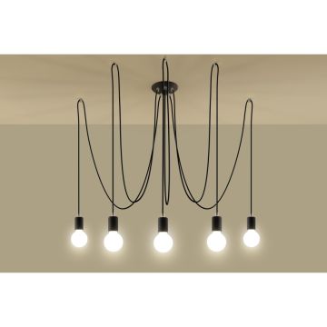 Sollux EDISON SL.0371 Висяща лампа 5x60W/E27