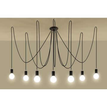 Sollux EDISON SL.0372 Висяща лампа 7x60W/E27