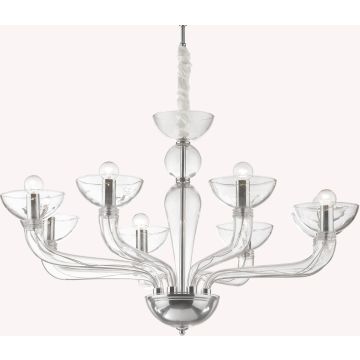 Ideal Lux CASANOVA 044255 Люстра 8x40W/E14 ip20