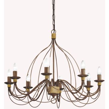 Ideal Lux CORTE 057194 Люстра 8x40W/E14 ip20