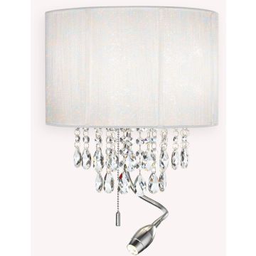 Ideal Lux OPERA 068268 Светильник за стена 1x40W/E14+1x1.5W/LED ip20