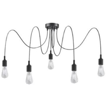 Lucide FIX 08408/05/30 Висяща лампа 5x60w/e27 ip20