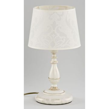 Alfa ROKSANA WHITE 18538 Масичка лампа 1x60W/E27