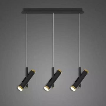 Altavola Design Lunette LA062/CL3_black Висяща лампа 6x3W/LED 3000K 1080lm IP20