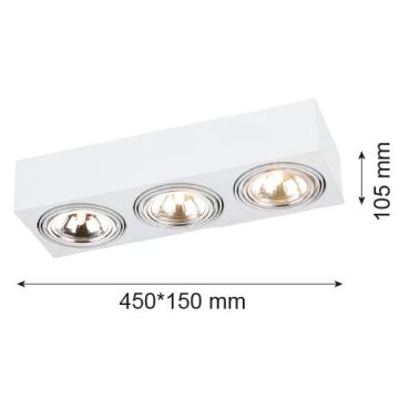 Argon RODOS 1088 Таванен светилник 3x6W/G9 IP20