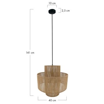 Dijk JUTE 104665 Висяща лампа 1x40W/E27 IP20