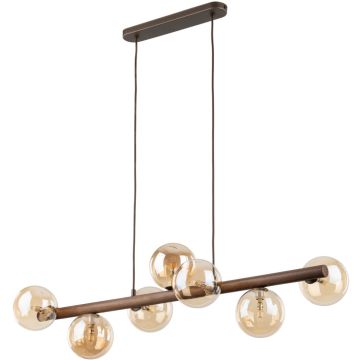 TK Lighting ESTERA WOOD 11096 Висяща лампа 7x8W/G9 IP20