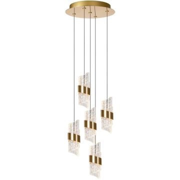 Lucide KLIGANDE 13496/36/02 Висяща лампа 5x7w/led 2700k 720lm ip20
