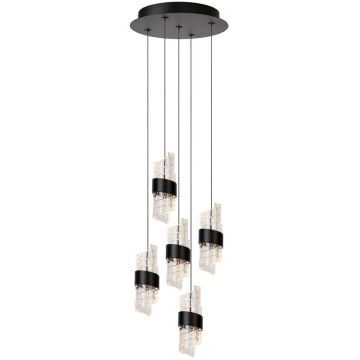 Lucide KLIGANDE 13496/36/30 Висяща лампа 5x7w/led 2700k 720lm ip20