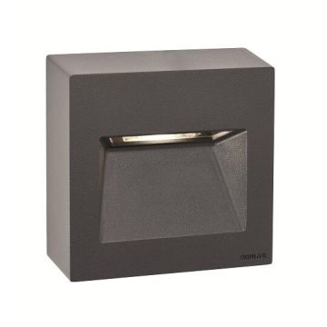 Norlys NAMSOS 5156GR Светлина за стълбище с повърхностен монтаж 1x4W/LED 4000K 466LM IP65