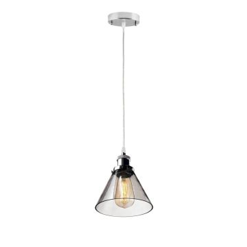 Altavola Design NEW YORK LOFT LA034/P_smoky_chrom Висяща лампа 1x40W/E27 IP20