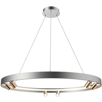 Altavola Design Spectra LA114/P_90_6+1_grey_gold Висяща лампа 1x37W+6x5W/LED 3000K 2200lm IP20