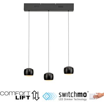 Paul Neuhaus BALLINI 15261-18 Висяща лампа 3x22W/LED 3000k 2400lm ip20
