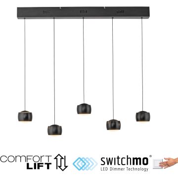 Paul Neuhaus BALLINI 15262-18 Висяща лампа 5x30W/LED 3000k 4000lm ip20