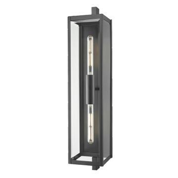 Cosmolight DOVER W02095BK Светильник за стена 2x40W/E27 ip44
