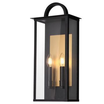 Cosmolight MALIBU W02548BK Светильник за стена 2x25W/E14 IP23