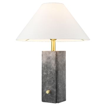 Cosmolight ORLEANS T01487BR-WH Масичка лампа 1x40W/E27 ip20