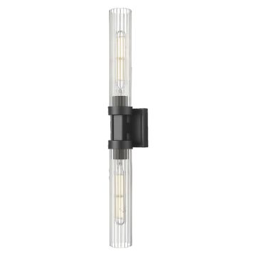 Cosmolight QUINCY W02873BK Светильник за стена 2x40W/E27 ip20