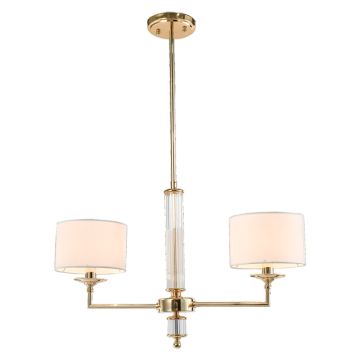 Cosmolight SUTTON P02392AU-WH Таванна лампа 2x40W/E14 ip20