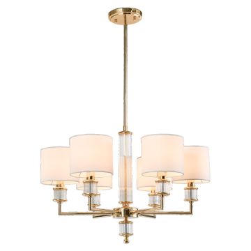 Cosmolight SUTTON P06385AU-WH Таванна лампа 6x40W/E14 ip20