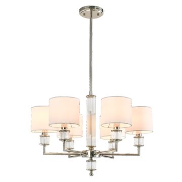 Cosmolight SUTTON P06446NI-WH Таванна лампа 6x40W/E14 ip20