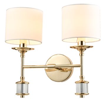 Cosmolight SUTTON W02415AU-WH Светильник за стена 2x25W/E14 ip20