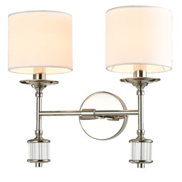 Cosmolight SUTTON W02477NI-WH Светильник за стена 2x25W/E14 ip20