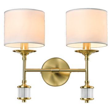 Cosmolight SUTTON W02852BR-WH Светильник за стена 2x25W/E14 ip20