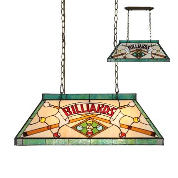 Prezent TIFFANY BILLIARD 1715 Висяща лампа 3x60W/E27 IP20