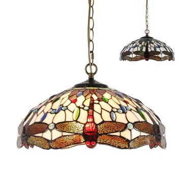 Prezent TIFFANY XXII. 1708 Висяща лампа 2x60W/E27 IP20