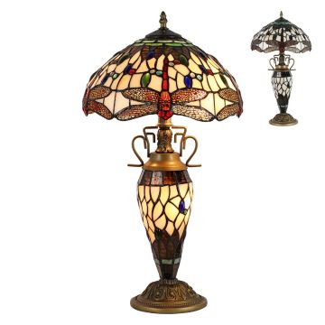 Prezent TIFFANY XXII. 1710 Масичка лампа 2x60W/E27|1x7W/E14 IP20
