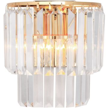 Zuma Line AMEDEO 17106/2W-GLD Светильник за стена 2x40W/E14
