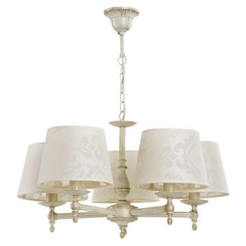 Alfa ROKSANA WHITE 18535 Люстра 5x40W/E14
