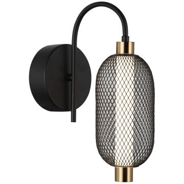 Italux Marco WL-84283-1-BK Светильник за стена 1x6W/LED 3000K 310lm IP20
