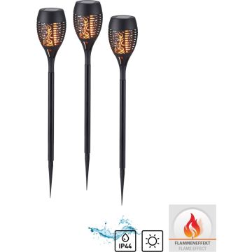 Paul Neuhaus FACKEL-SOL 19106-18-3 Градински фар 1x2,4W/LED 1600k 1lm ip44