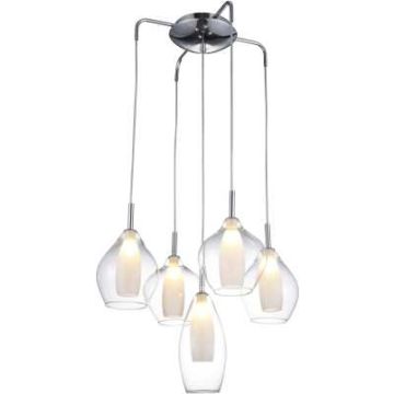 AZzardo AMBER MILANO 5 AZ3076 Висяща лампа 5x40W/G9 IP20