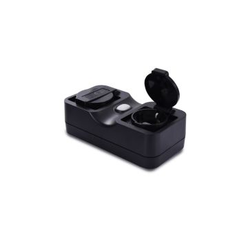 AZzardo WIFI POWER STRIP 16A DOUBLE IP44 AZ3223 Розетка IP44