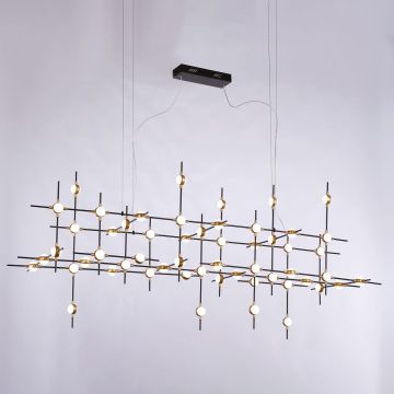 Italux PROVENZA MD18001067-55A BG Висяща лампа 55x132W/LED 3000K IP20