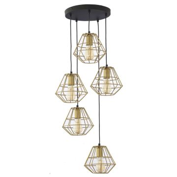 TK Lighting DIAMOND 3216 Висяща лампа 5x15W/E27 IP20