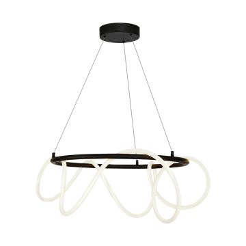 Zuma Line BALBO 20006PL-BK Висяща лампа 1x58W/LED 3000K|4000K|6000K 4500lm IP20