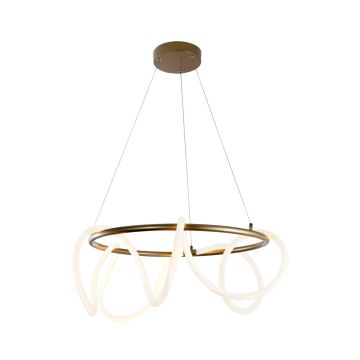 Zuma Line BALBO 20006PL-GD Висяща лампа 1x58W/LED 3000K|4000K|6000K 4700lm IP20