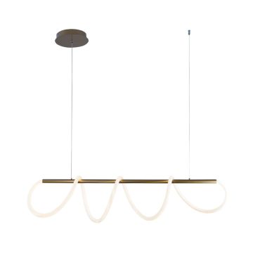 Zuma Line BALBO 20006PM-GD Висяща лампа 1x45W/LED 3000K|4000K|6000K 3500lm IP20