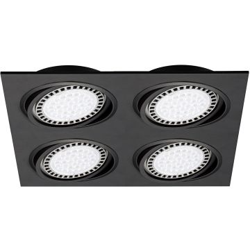 Zuma Line BOXY 20073-BK Вградено спот светило 4x15W/GU10/ES111 IP20
